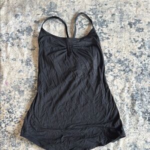 Black Sleeveless workout top